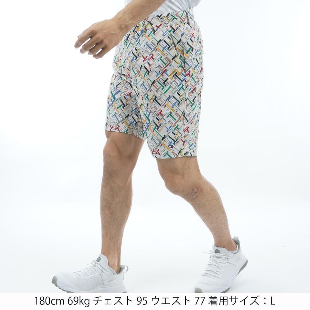 トミー ヒルフィガー ゴルフ（TOMMY HILFIGER GOLF）（メンズ）ゴルフウェア モノグラム ショートパンツ THMA410-SND