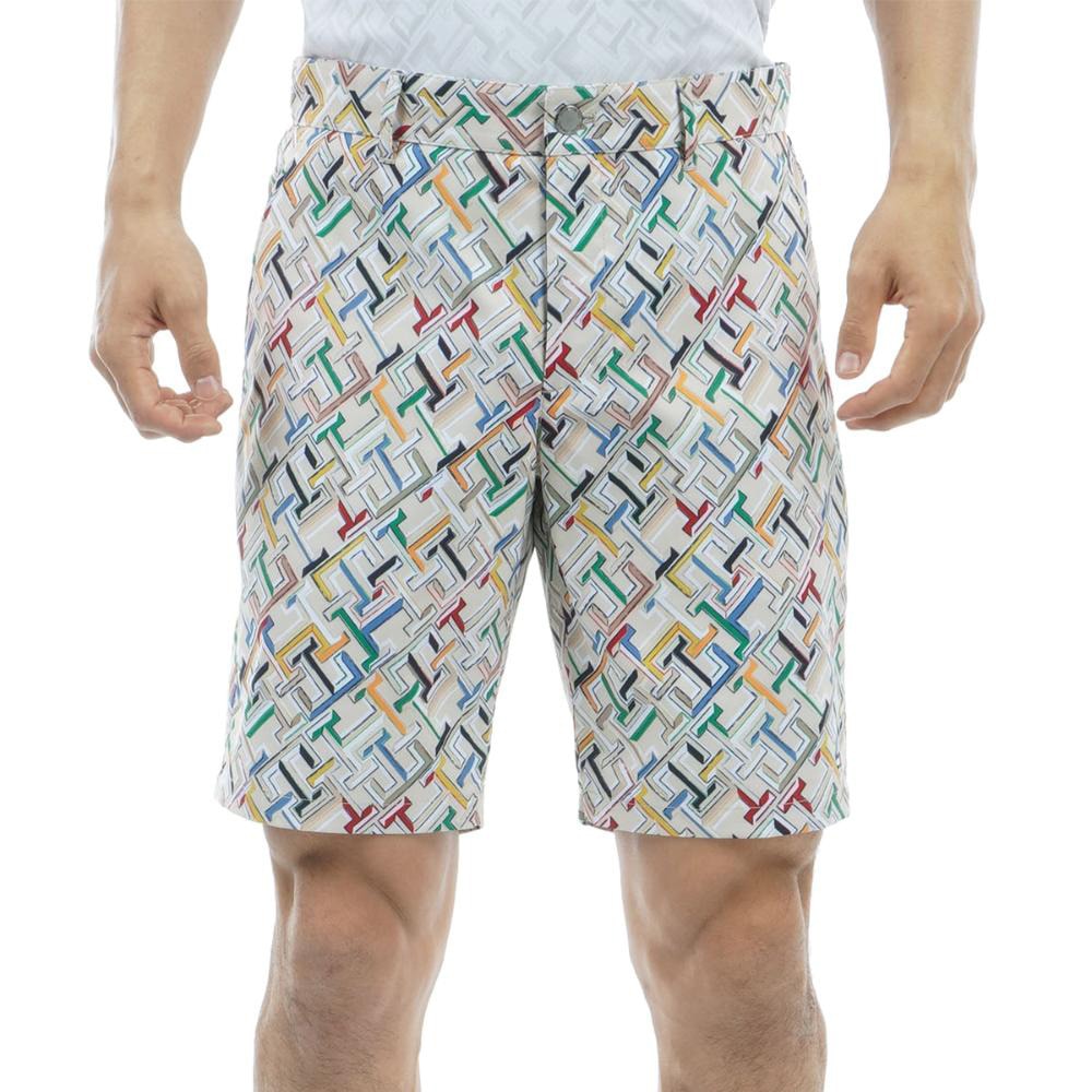 トミー ヒルフィガー ゴルフ（TOMMY HILFIGER GOLF）（メンズ）ゴルフウェア モノグラム ショートパンツ THMA410-SND