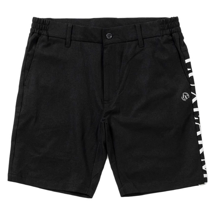 リュクスエイケイエムプラス（LUXEAKMPLU）（メンズ）ゴルフウェア ショートパンツ VENTILATION ハーフパンツ LAB-24016black