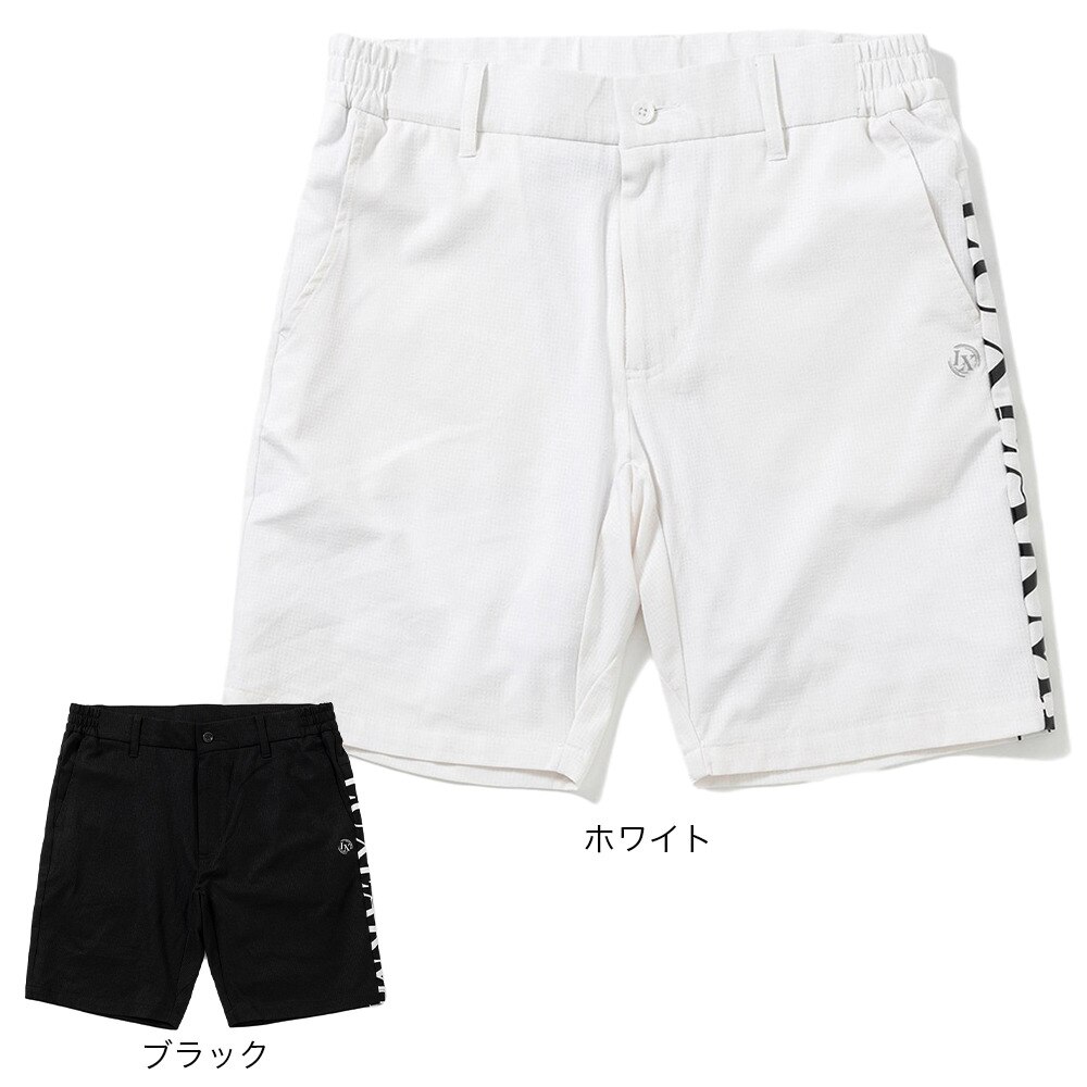 リュクスエイケイエムプラス（LUXEAKMPLU）（メンズ）ゴルフウェア ショートパンツ VENTILATION ハーフパンツ LAB-24016white
