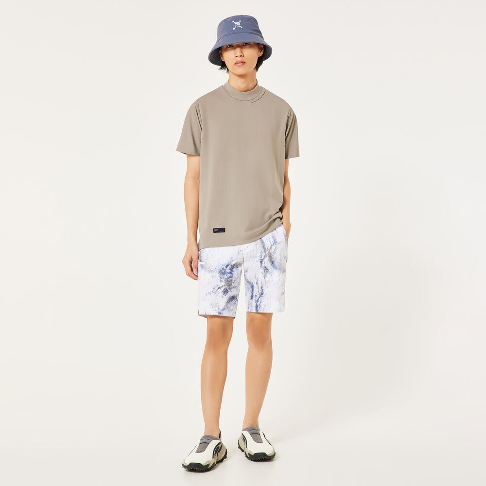 オークリー（OAKLEY）（メンズ）ゴルフウェア 吸汗速乾 接触冷感 SKULL BOLD OMBLE ショートパンツ FOA407608-186