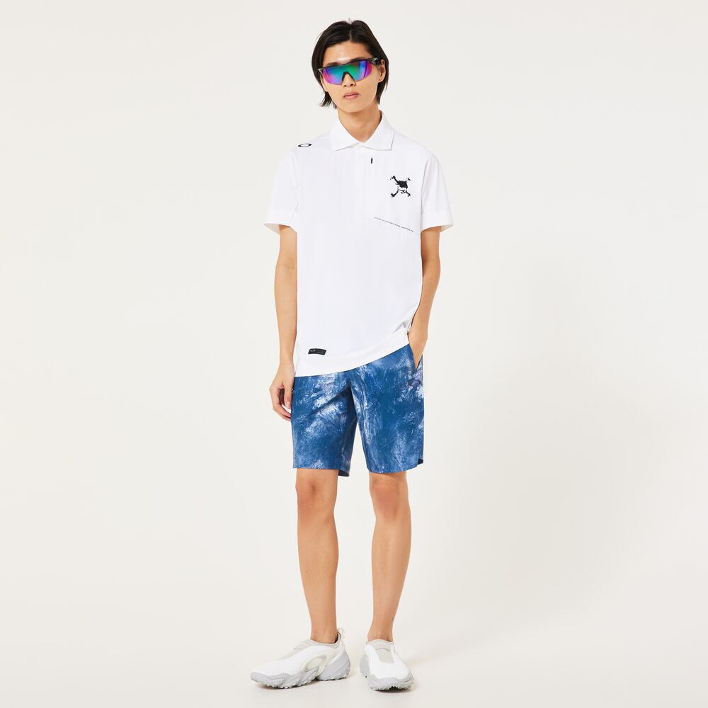 オークリー（OAKLEY）（メンズ）ゴルフウェア 吸汗速乾 接触冷感 SKULL BOLD OMBLE ショートパンツ FOA407608-66V