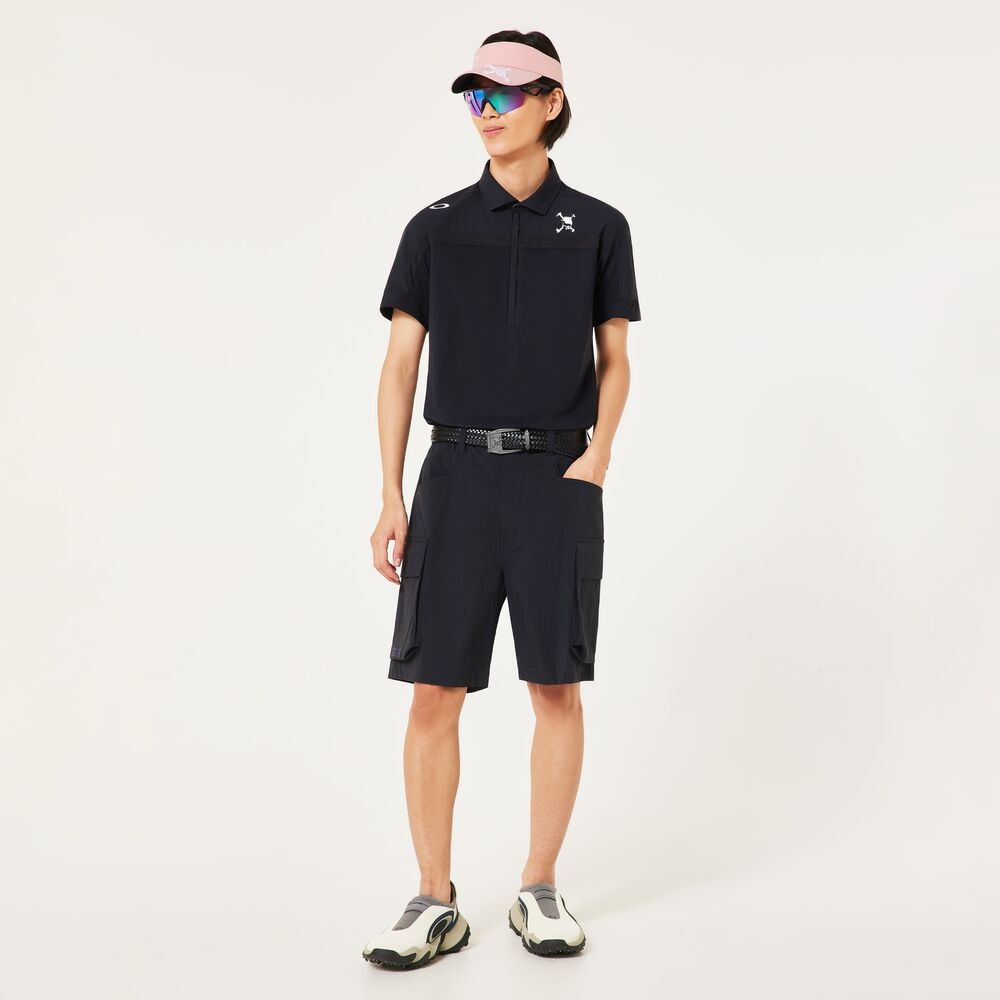 オークリー（OAKLEY）（メンズ）ゴルフウェア 撥水 接触冷感 ワイド カーゴ ショートパンツ FOA407611-02E