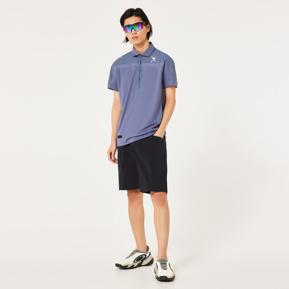 オークリー（OAKLEY）（メンズ）ゴルフウェア 吸汗速乾 接触冷感 TECH COLD ショートパンツ FOA407613-02E