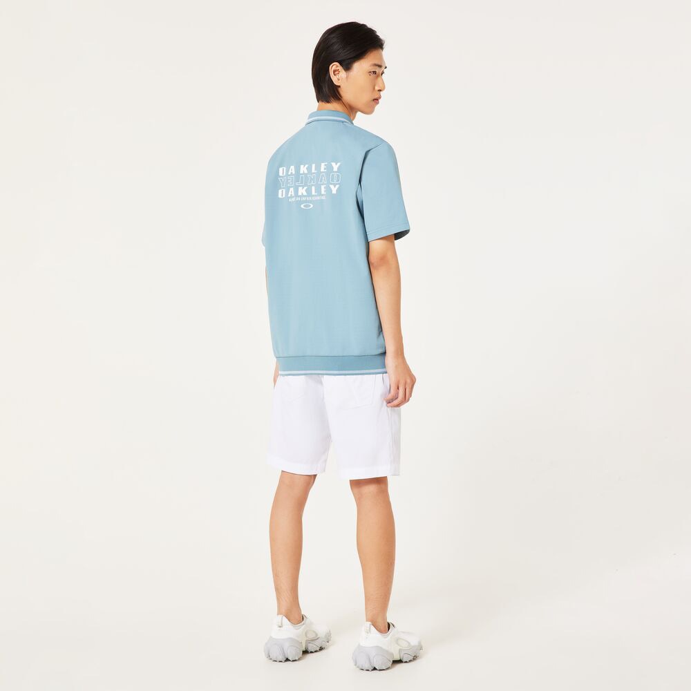 オークリー（OAKLEY）（メンズ）ゴルフウェア 吸汗速乾 接触冷感 TECH COLD ショートパンツ FOA407613-100