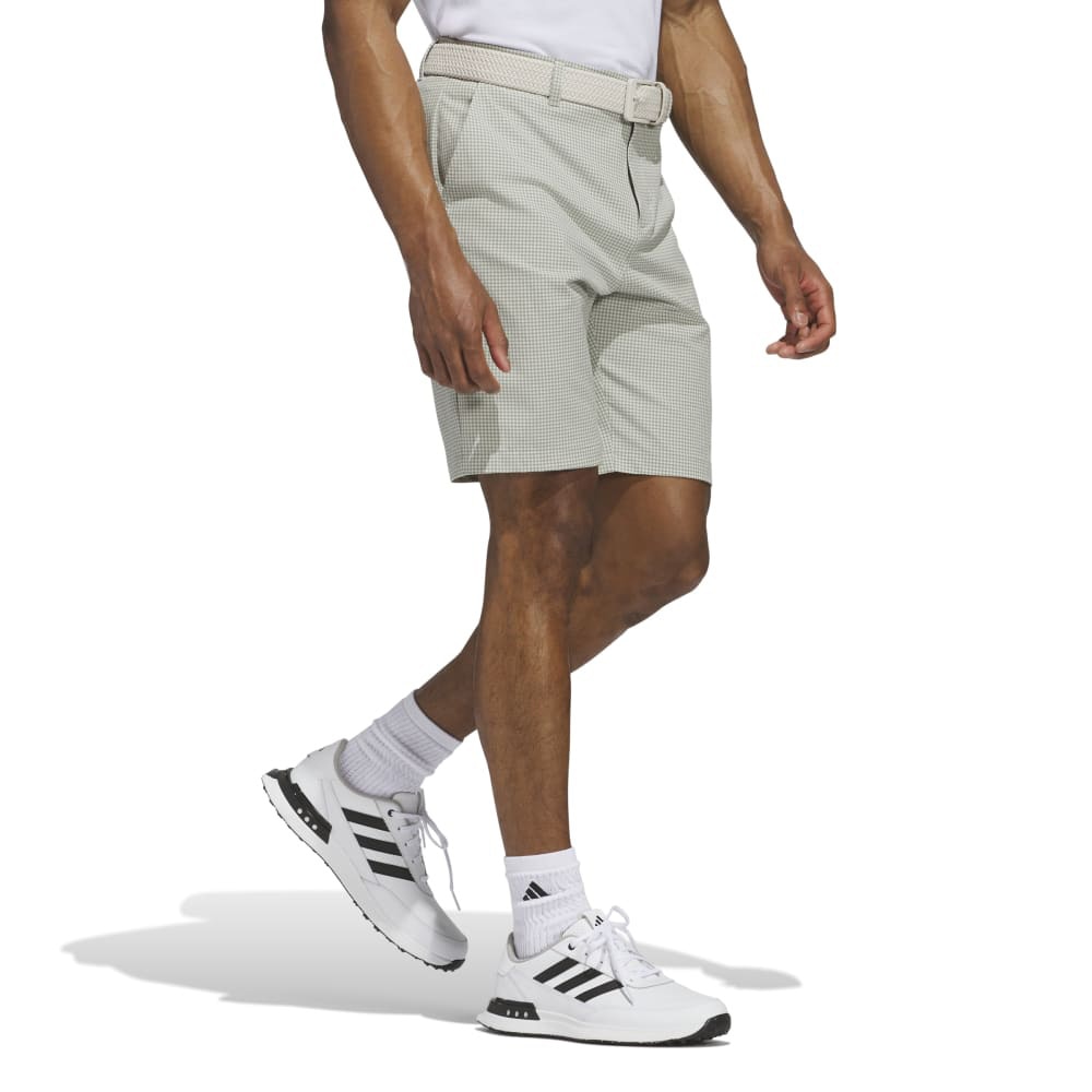 アディダス（adidas）（メンズ）ゴルフウェア ミニギンガムチェック ショートパンツ KUL30-JE8388BEG