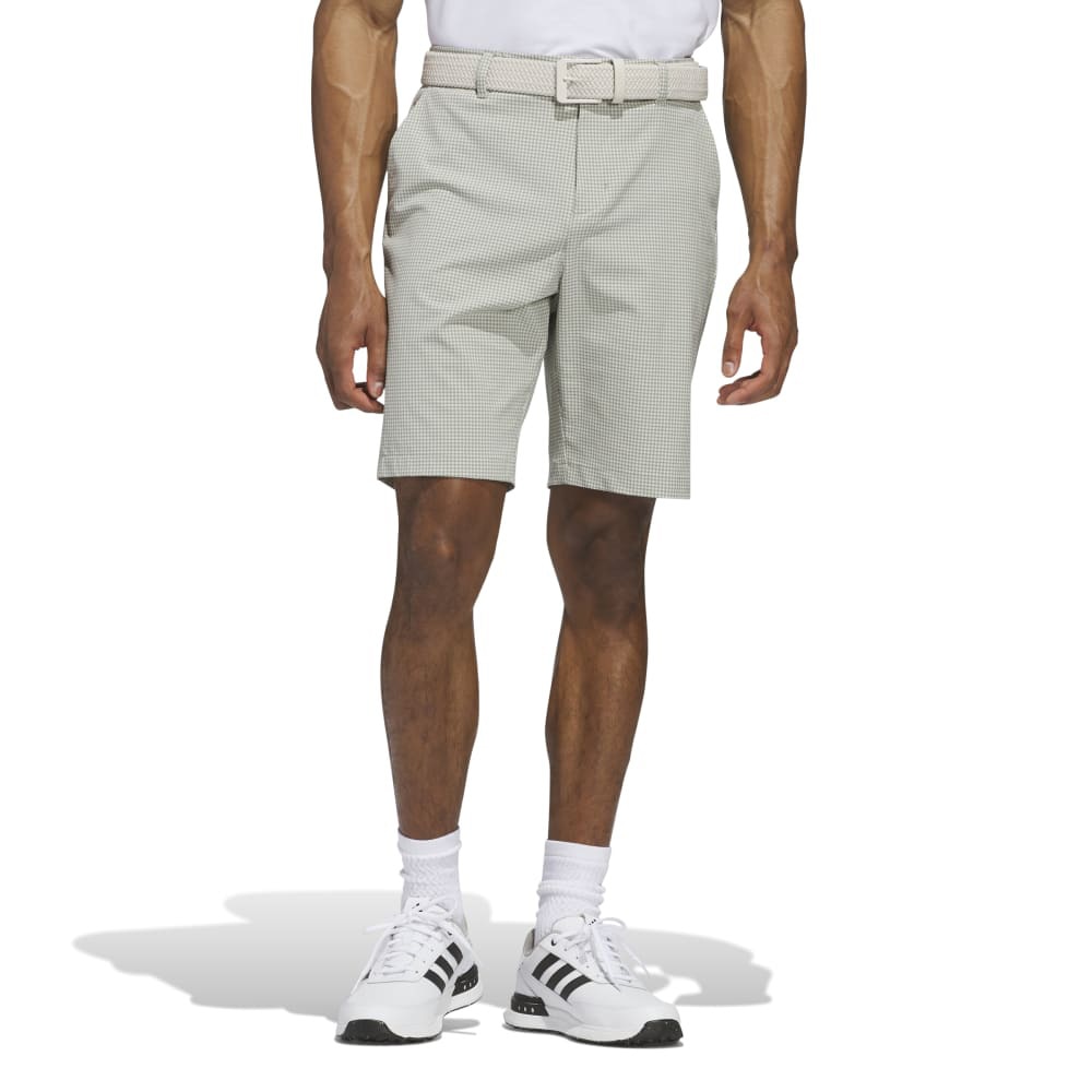アディダス（adidas）（メンズ）ゴルフウェア ミニギンガムチェック ショートパンツ KUL30-JE8388BEG