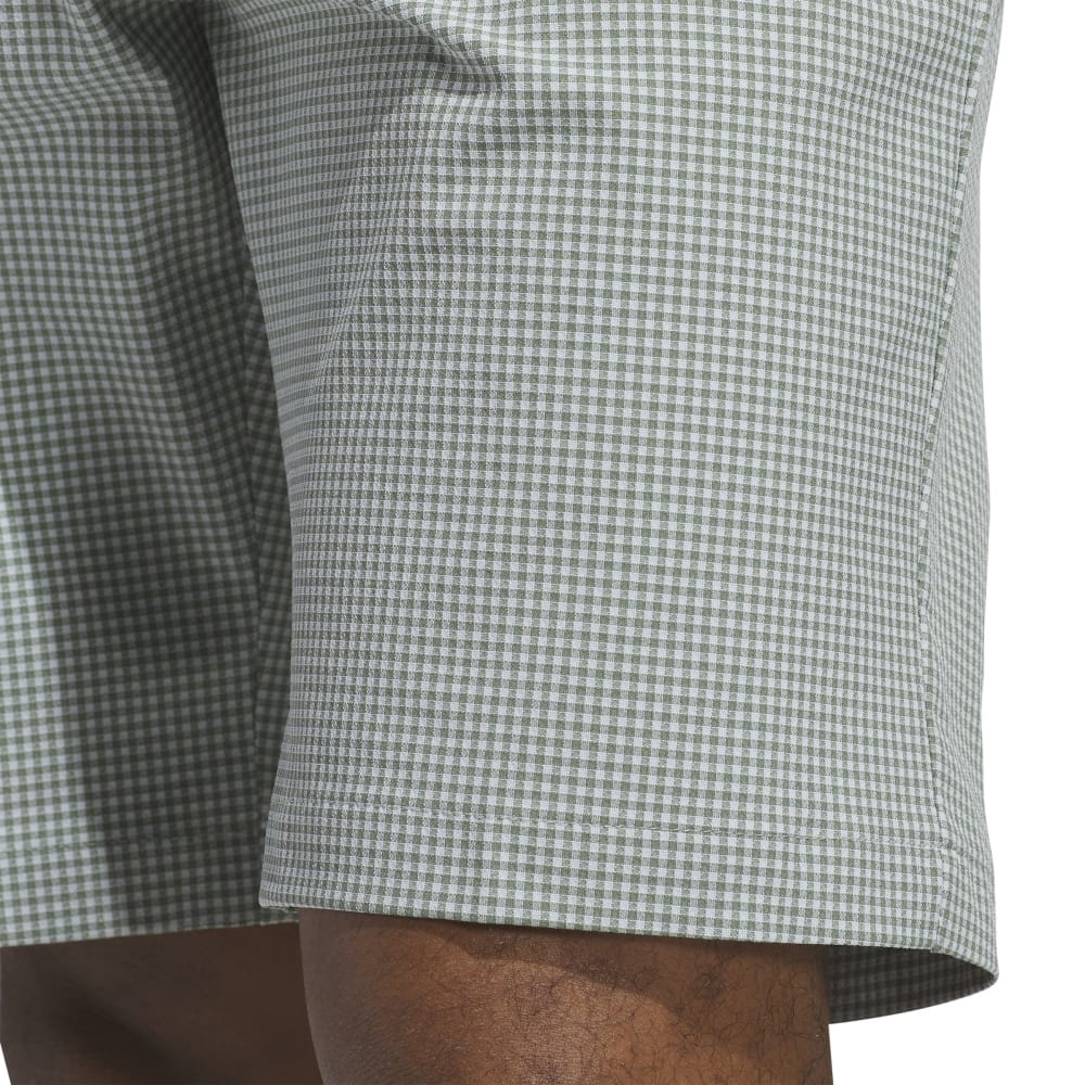 アディダス（adidas）（メンズ）ゴルフウェア ミニギンガムチェック ショートパンツ KUL30-JF9021GRN