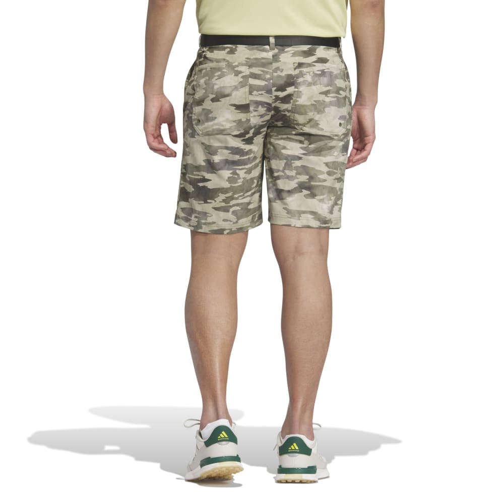 アディダス（adidas）（メンズ）ゴルフウェア 撥水 カモフラージュ柄ショートパンツ KVH19-JF6322OLV