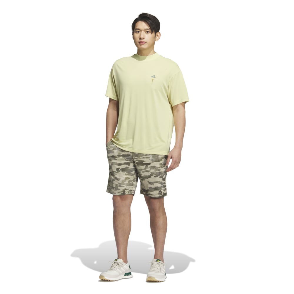 アディダス（adidas）（メンズ）ゴルフウェア 撥水 カモフラージュ柄ショートパンツ KVH19-JF6322OLV
