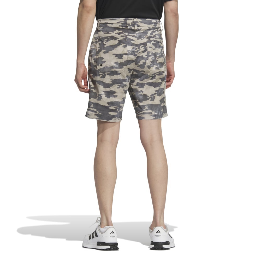 アディダス（adidas）（メンズ）ゴルフウェア 撥水 カモフラージュ柄ショートパンツ  KVH19-JL6160BLK