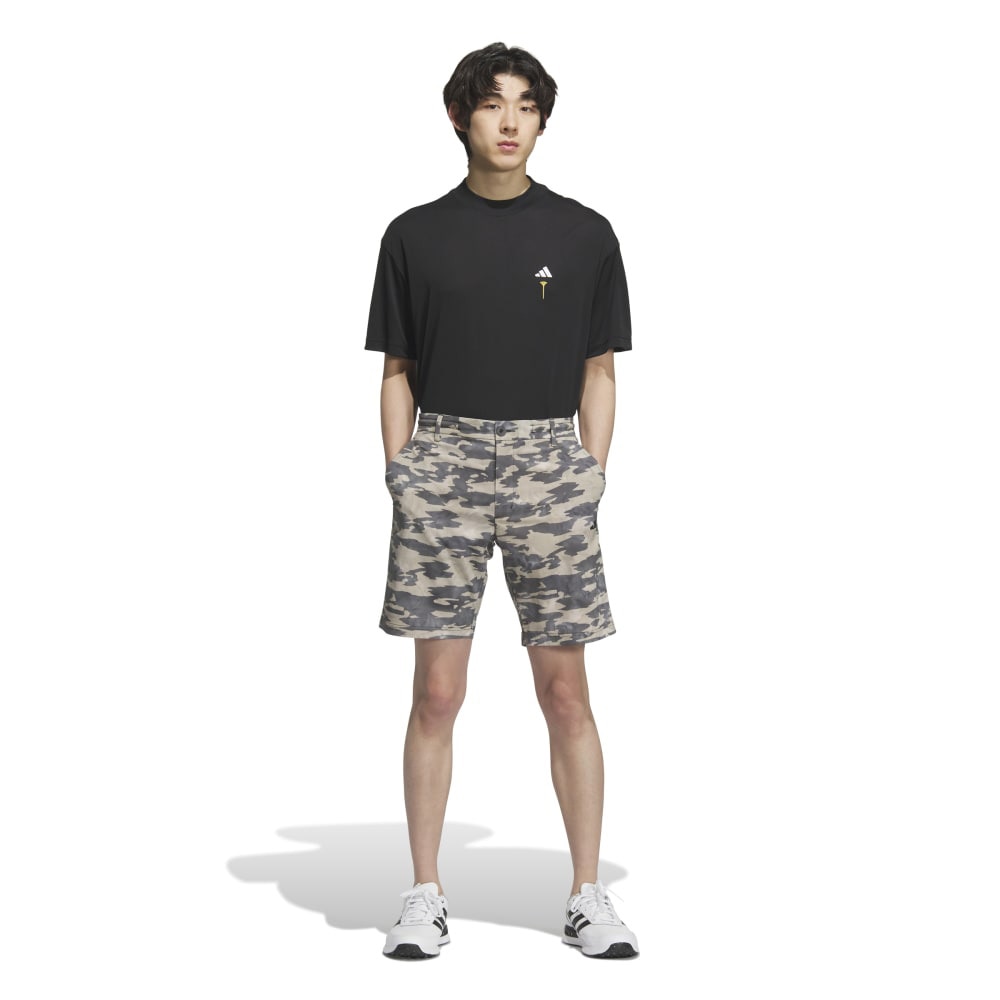 アディダス（adidas）（メンズ）ゴルフウェア 撥水 カモフラージュ柄ショートパンツ  KVH19-JL6160BLK