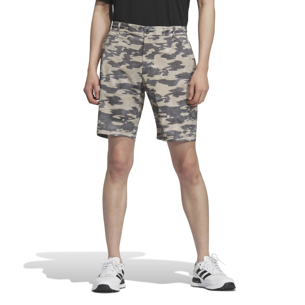 アディダス（adidas）（メンズ）ゴルフウェア 撥水 カモフラージュ柄ショートパンツ  KVH19-JL6160BLK