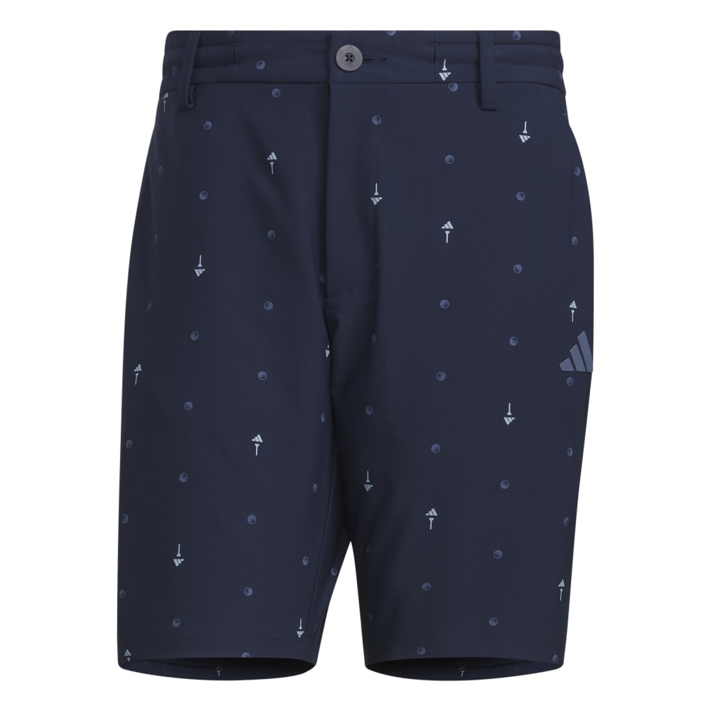 アディダス（adidas）（メンズ）ゴルフウェア 撥水 モノグラムショートパンツ KVH29-JF6324NVY