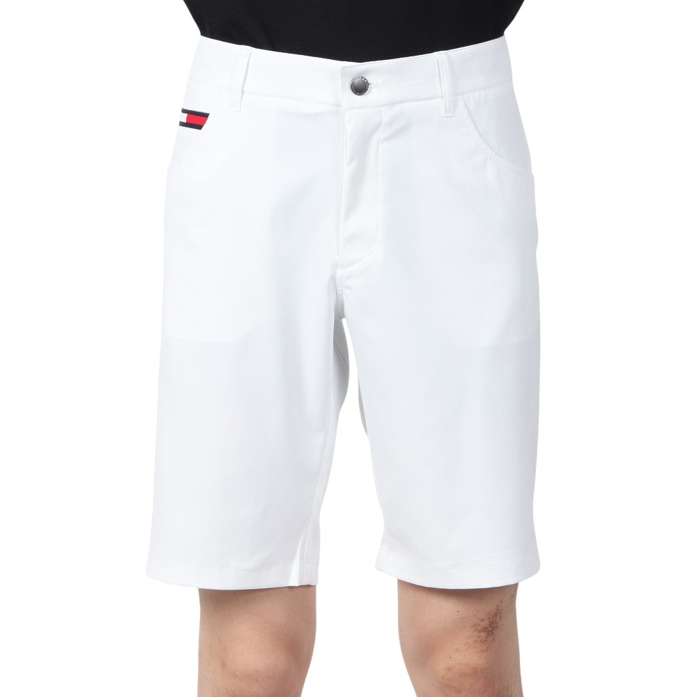 トミー ヒルフィガー ゴルフ（TOMMY HILFIGER GOLF）（メンズ）ゴルフウェア ベーシック ショートパンツ THMA517-WHT