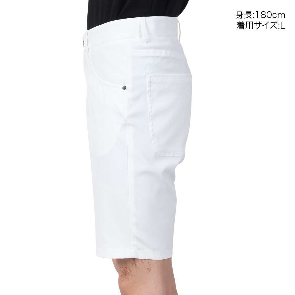 トミー ヒルフィガー ゴルフ（TOMMY HILFIGER GOLF）（メンズ）ゴルフウェア ベーシック ショートパンツ THMA517-WHT