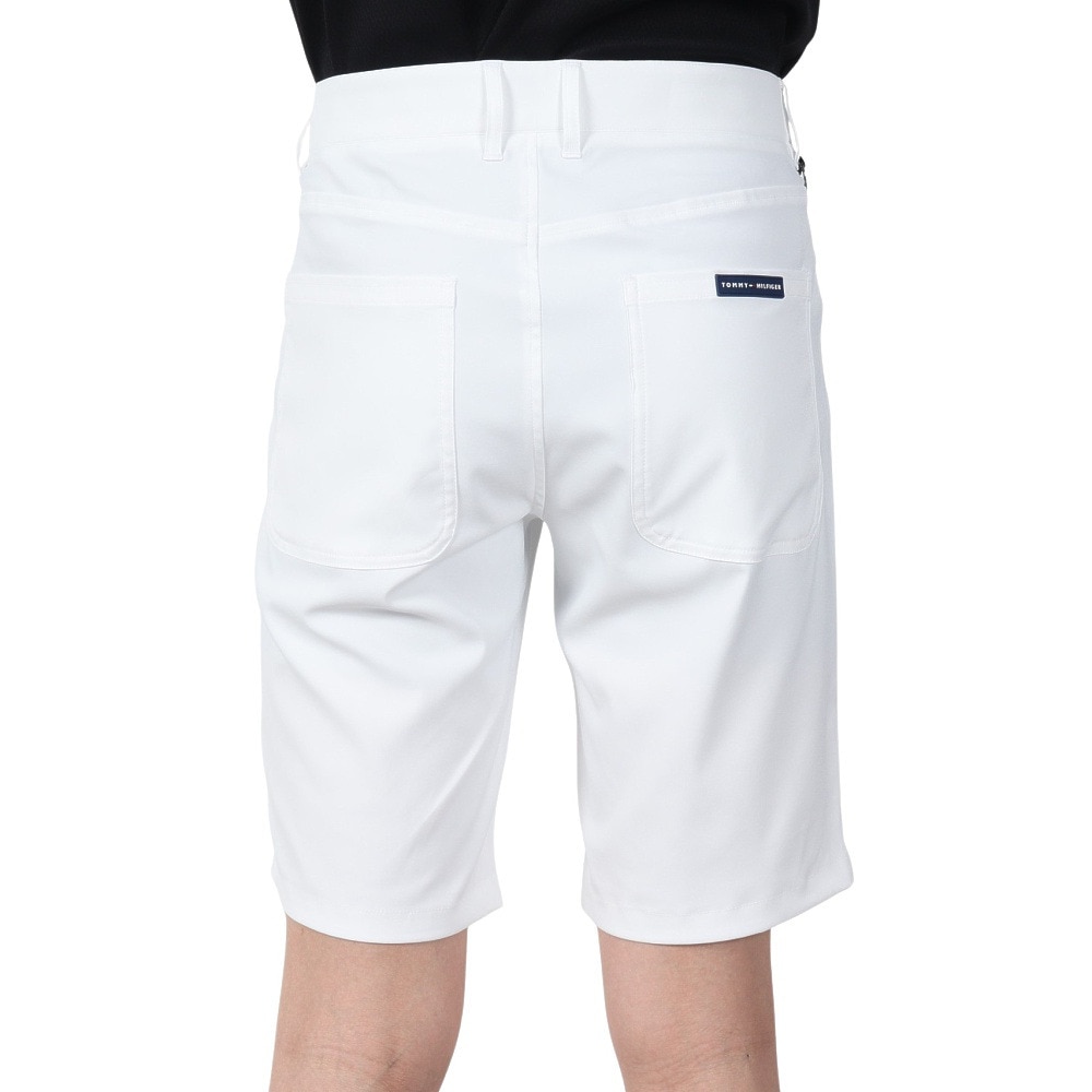 トミー ヒルフィガー ゴルフ（TOMMY HILFIGER GOLF）（メンズ）ゴルフウェア ベーシック ショートパンツ THMA517-WHT