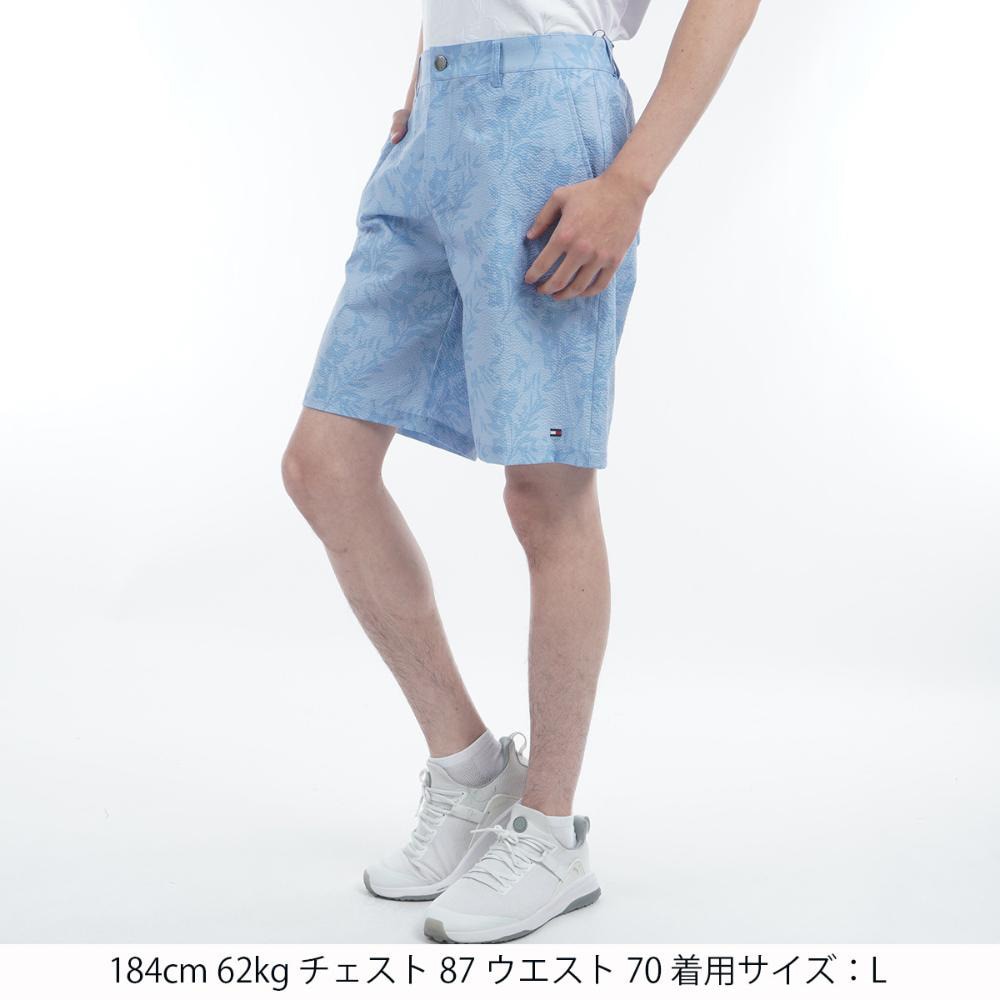 トミーヒルフィガー（TOMMY HILFIGER）（メンズ）ゴルフウェア リゾートプリント ショートパンツ THMA523-IBLU