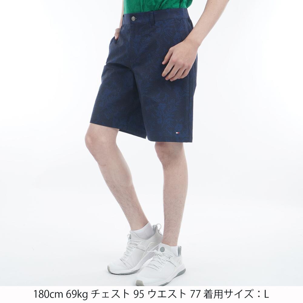 トミー ヒルフィガー ゴルフ（TOMMY HILFIGER GOLF）（メンズ）ゴルフウェア リゾートプリント ショートパンツ THMA523-NVY