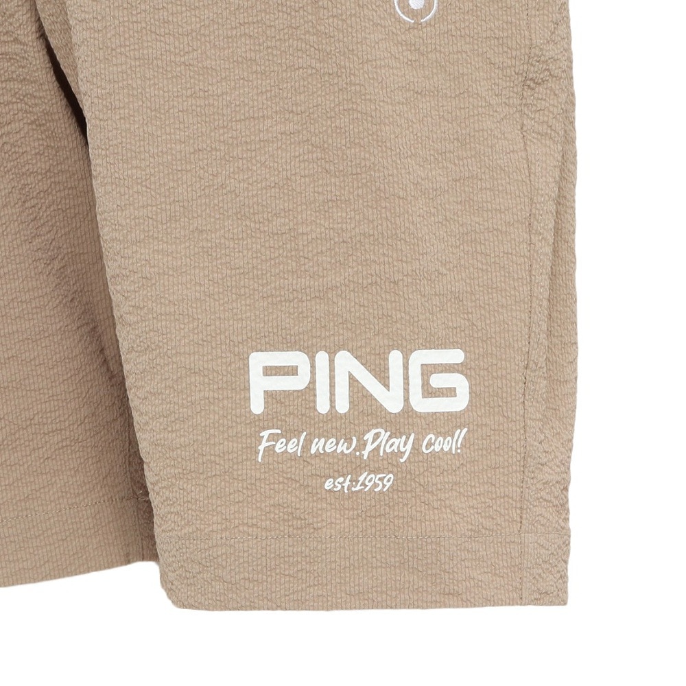 ピン（PING）（メンズ）ゴルフウェア シアサッカーショートパンツ 621-5132307-040