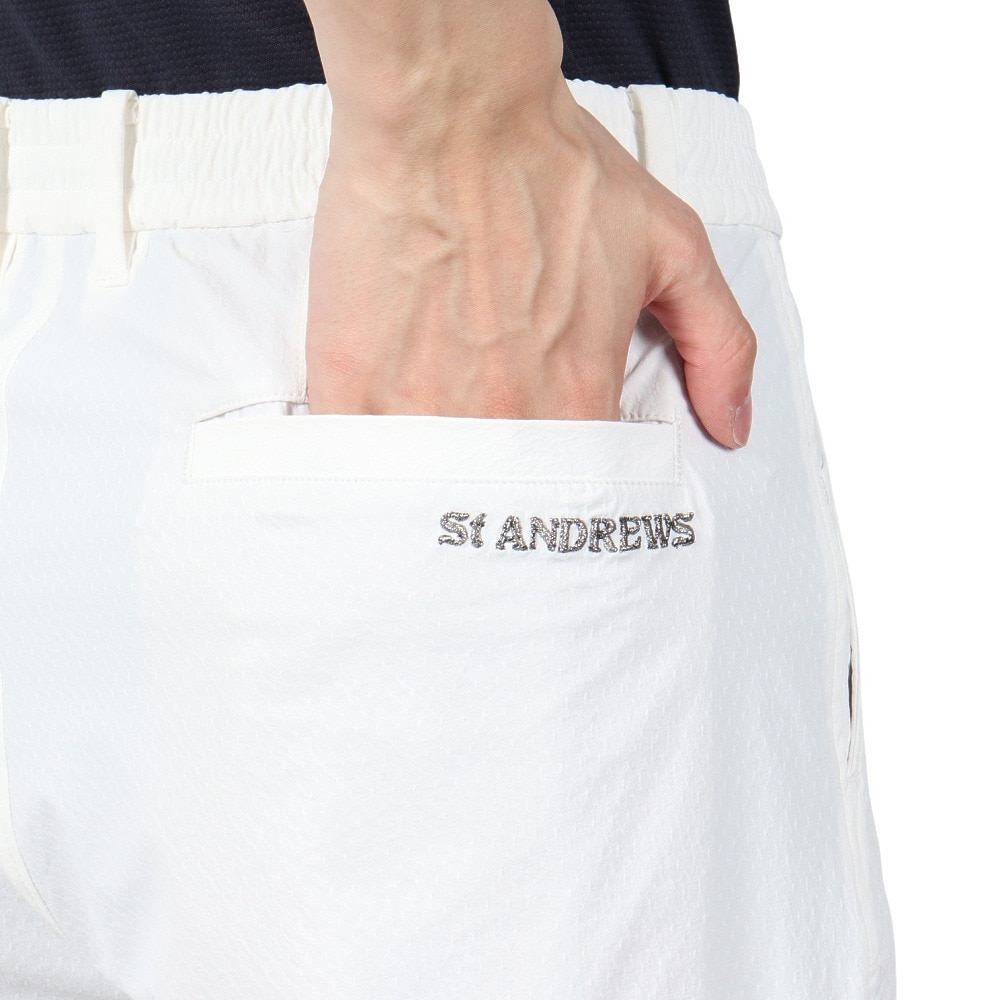 セントアンドリュース（ST.ANDREWS）（メンズ）ゴルフウェア ナイロンドビー ストレッチショートパンツ 042-5132551-030