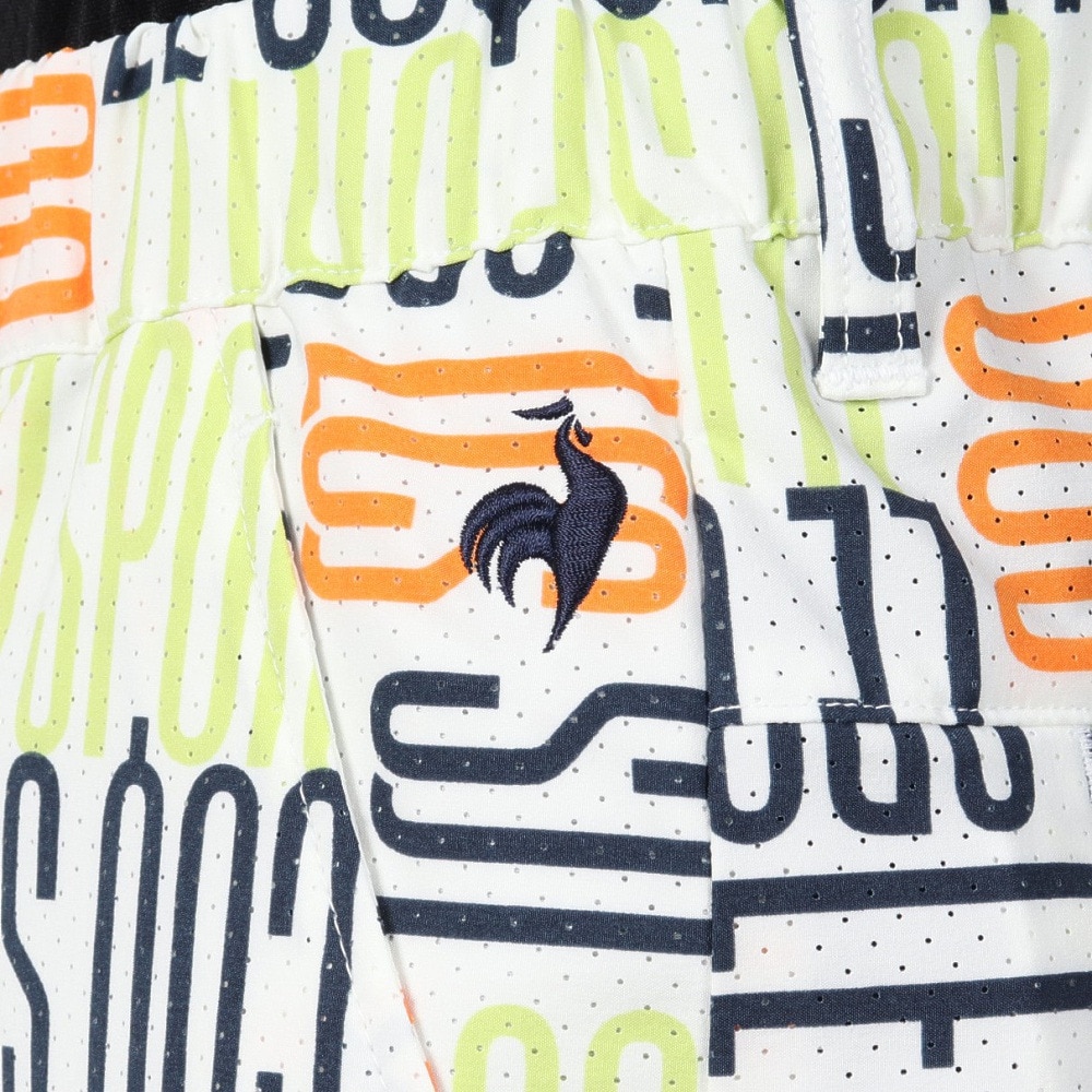 ルコックスポルティフ（lecoqsportif）（メンズ）ゴルフウェア 接触冷感 総柄ハーフパンツ LG5SHP01M OR00