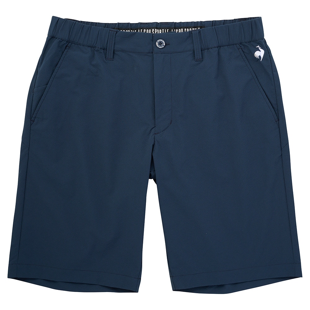 ルコックスポルティフ（lecoqsportif）（メンズ）ゴルフウェア ストライプ柄ハーフパンツ LG5SHP02M NV00