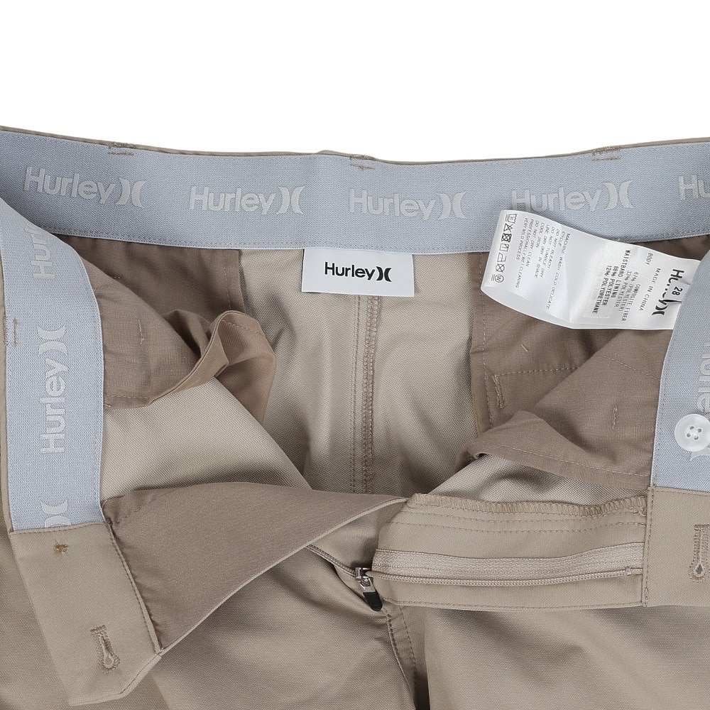 ハーレー（HURLEY）（メンズ）ゴルフウェア 軽量 ファントム ツイル ブロックパーティー ハーフパンツ レギュラー丈 MGWS251114-BEG