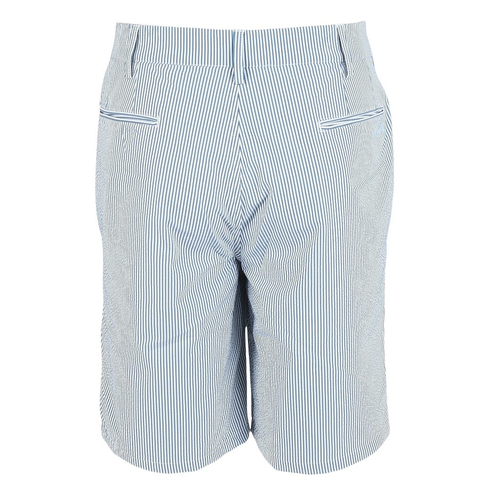ハーレー（HURLEY）（メンズ）ゴルフウェア 吸汗速乾 シアサッカー ハーフパンツ レギュラー丈 MGWS251120-BLU