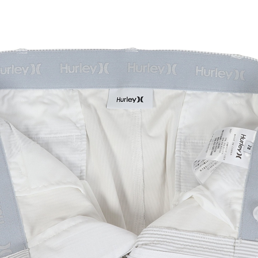 ハーレー（HURLEY）（メンズ）ゴルフウェア 吸汗速乾 シアサッカー ハーフパンツ レギュラー丈 MGWS251120-GRY