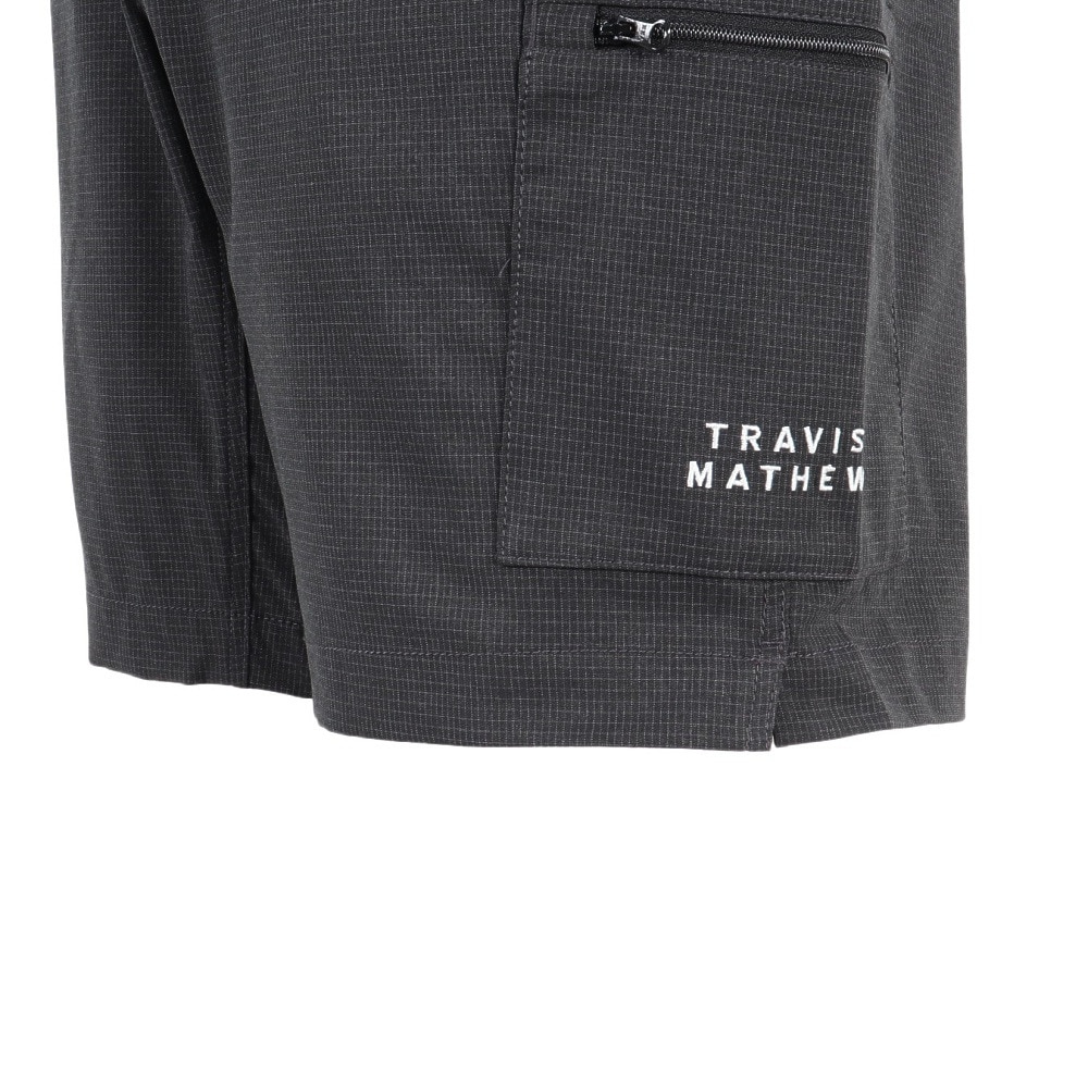 トラヴィスマシュー（Travis Mathew）（メンズ）ゴルフウェア チェック柄 ショートパンツ 7AM0107AM010-0BLK