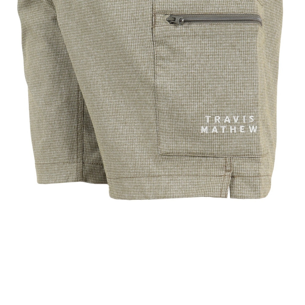 トラヴィスマシュー（Travis Mathew）（メンズ）ゴルフウェア チェック柄 ショートパンツ 7AM010-3OLG