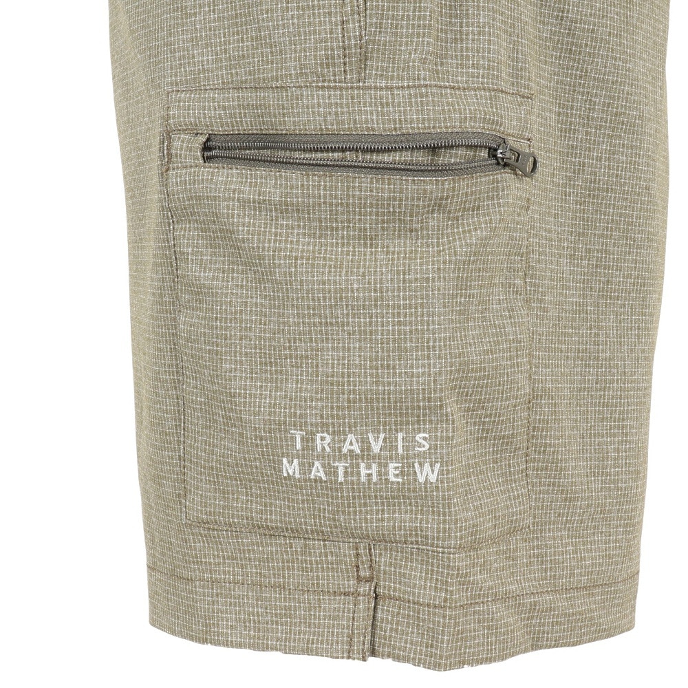 トラヴィスマシュー（Travis Mathew）（メンズ）ゴルフウェア チェック柄 ショートパンツ 7AM010-3OLG
