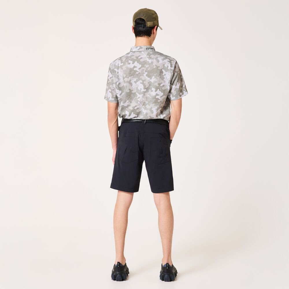 OAKLEY オークリーゴルフ【XＬ】 セットアップ シャツ＆ショートパンツ オークリー（OAKLEY）（メンズ）ゴルフウェア 吸汗速乾 接触冷感 O