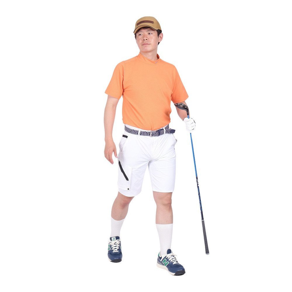 ザ・ワープ・バイ・エネーレ（The Warp By Ennerre）（メンズ）ゴルフウェア STRETCH CLOTH ショートパンツ WG5RTC12 OWHT
