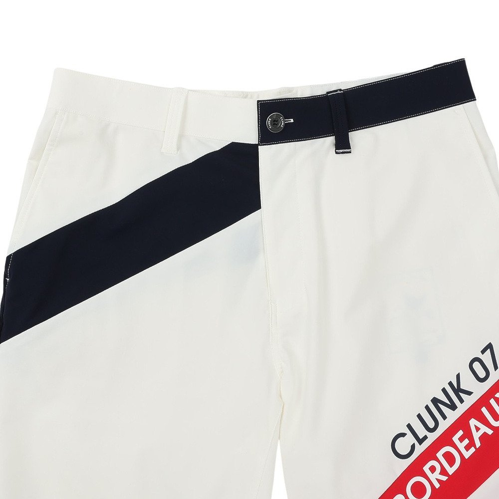 クランク（CLUNK）（メンズ）ゴルフウェア バイヤスプリント ハーフパンツ CL5RTC60 WHT