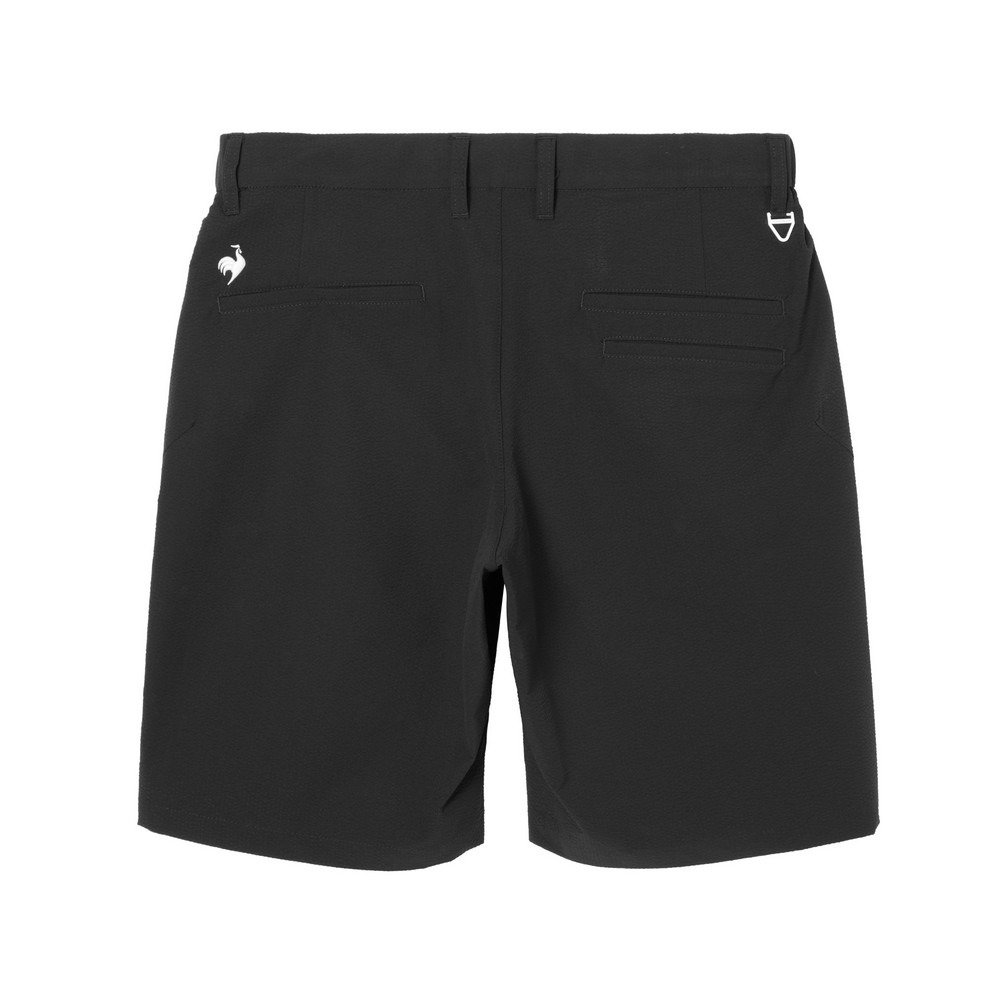 ルコックスポルティフ（lecoqsportif）（メンズ）ゴルフウェア 吸汗速乾 サッカーストライプ ショートパンツ LG6SHP02M BK00