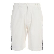 トランスコンチネンツ（TRANS CONTINENTS）（メンズ）ゴルフウェア  ストレッチ 脇カモ柄リブ裏点接触 ショートパンツ ハーフパンツ 22STRZ10-WH
