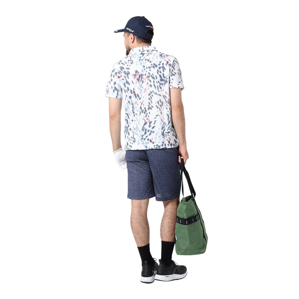 キャロウェイ（CALLAWAY）（メンズ）ゴルフウェア 速乾 かざあなメッシュ 生地調プリントショートパンツ ウエストゴム C23127101-1120