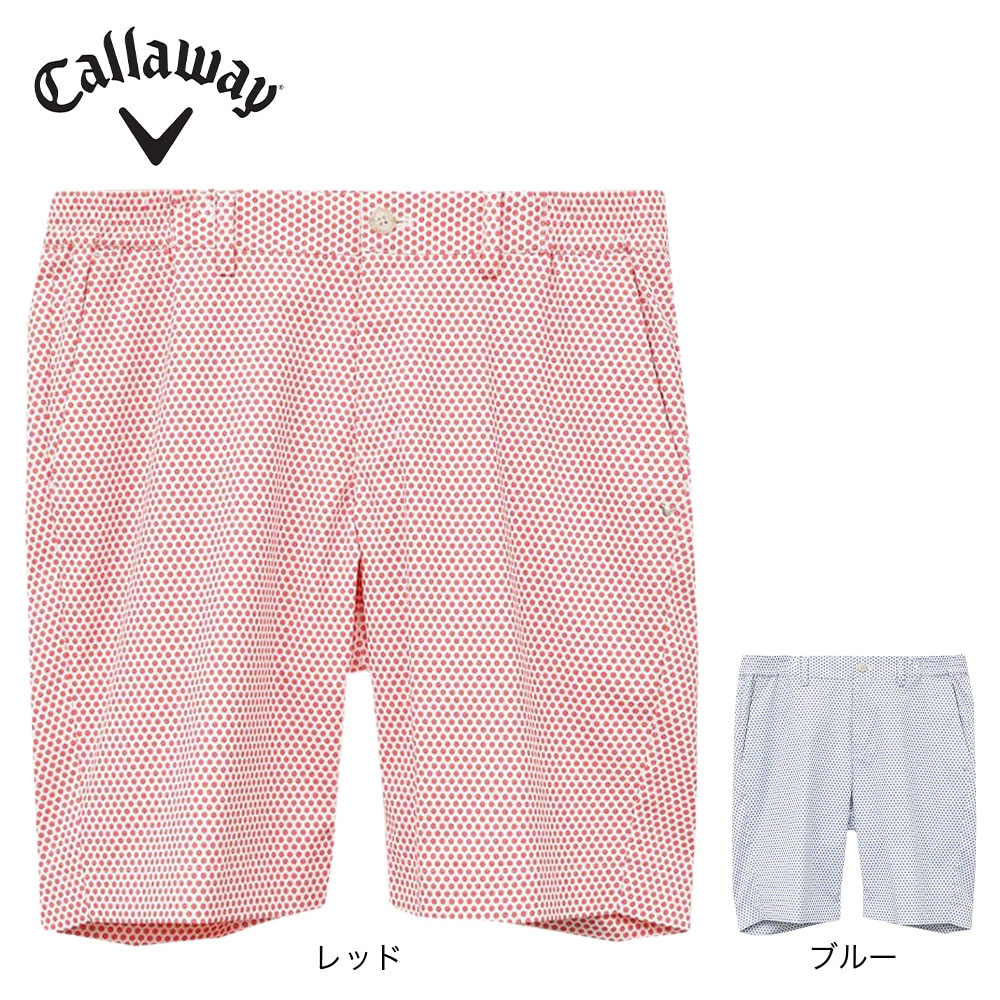 キャロウェイ（CALLAWAY）（メンズ）ゴルフウェア デイジープリントハイストレッチドビーショートパンツ C23127104-1100