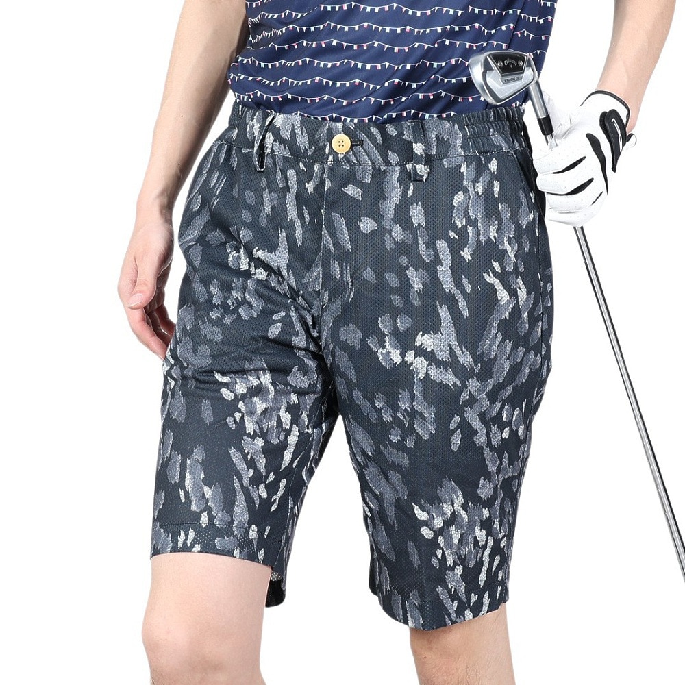 キャロウェイ（CALLAWAY）（メンズ）ゴルフウェア かざあなメッシュ マルチカラープリントショートパンツ C23127106-1010
