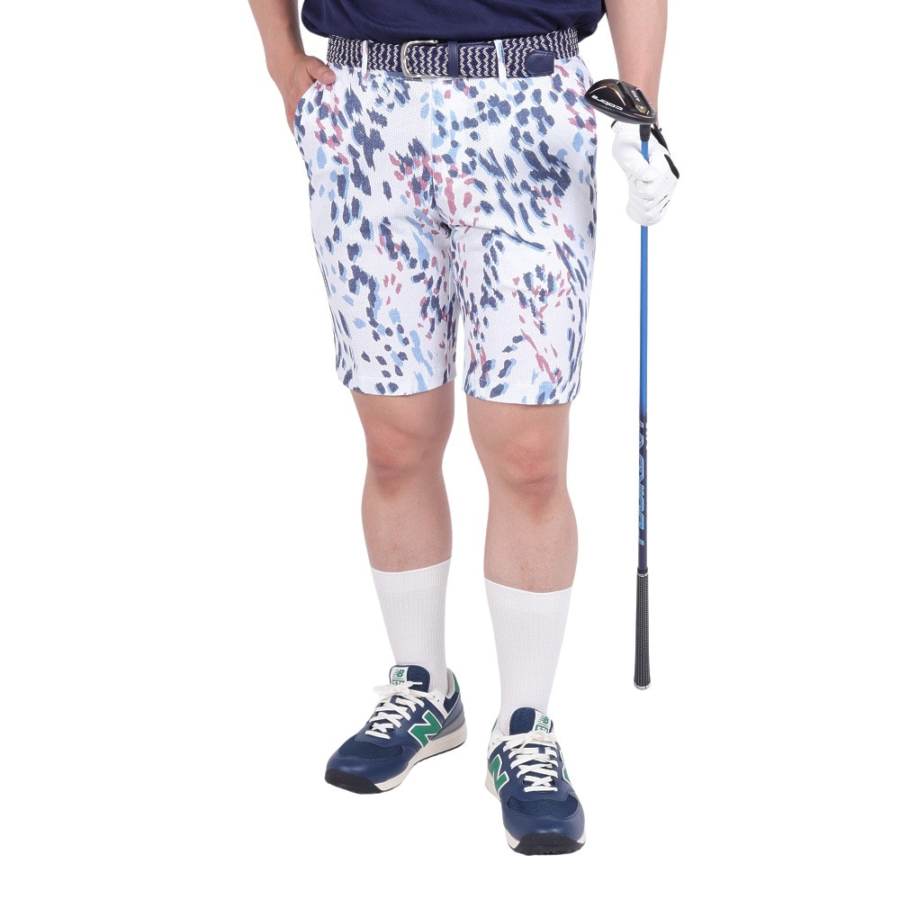 キャロウェイ（CALLAWAY）（メンズ）ゴルフウェア かざあなメッシュ マルチカラープリントショートパンツ C23127106-1030