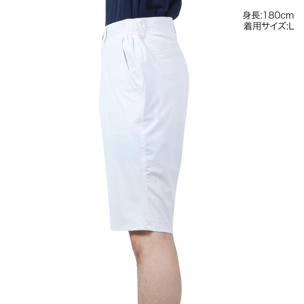 Second Style（Second Style）（メンズ）ゴルフウェア ショートパンツ 接触冷感 リラクティブクールハーフパンツ 232721 WHT