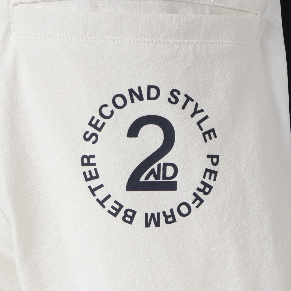 Second Style（Second Style）（メンズ）ゴルフウェア 撥水 切り替えビッグ ショートパンツ 242719-WHT