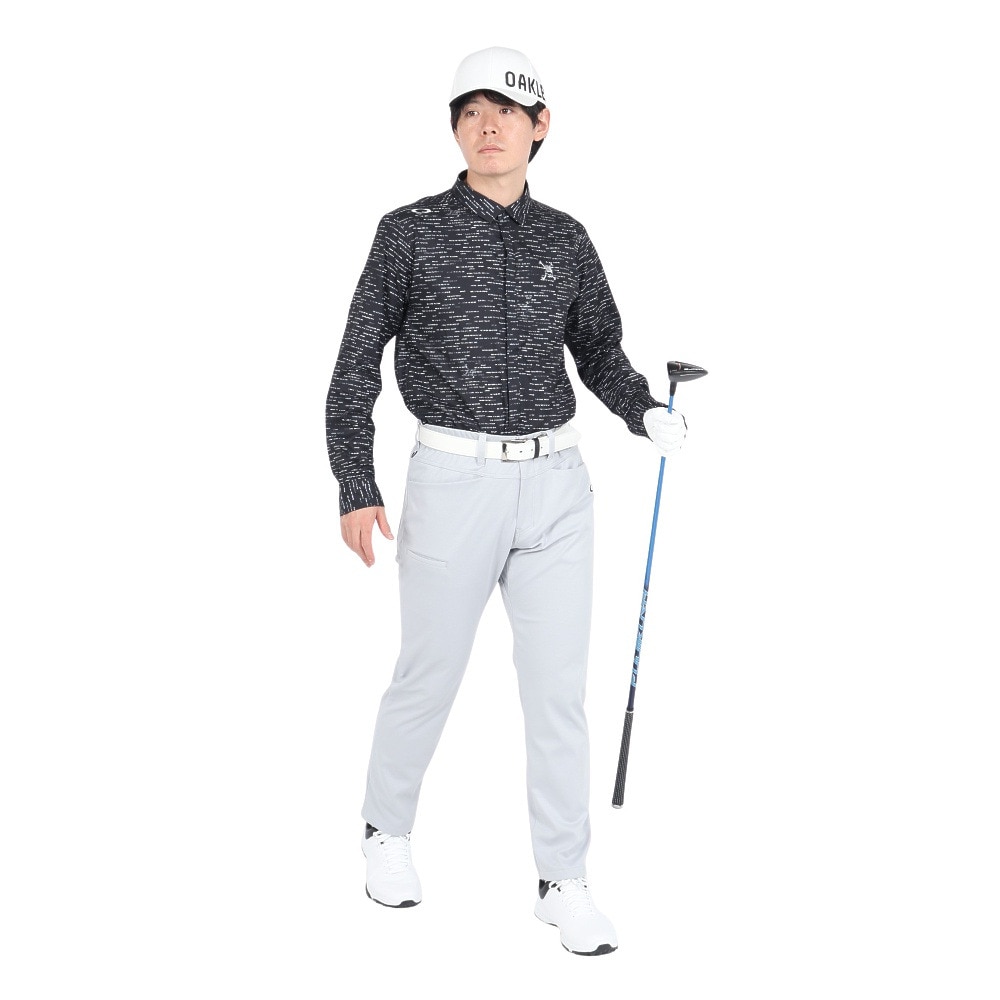 オークリー（OAKLEY）（メンズ）ゴルフウェア 防風 ニット 3レイヤー テーパードパンツ FOA407006-22P