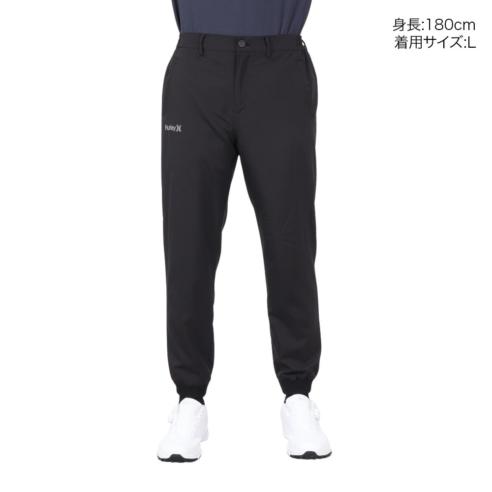 ハーレー（HURLEY）（メンズ）ゴルフウェア 軽量 ファントム ウーブン ジョガーパンツ 24XBOMBR009-BLK