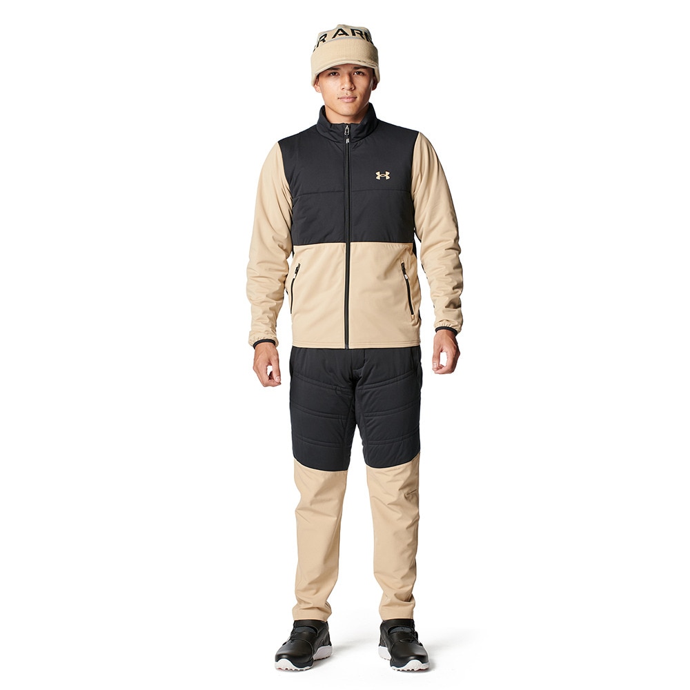 アンダーアーマー（UNDER ARMOUR）（メンズ）ゴルフウェア DRIVE PRO INSULATED HYBRID テーパードパンツ 6007935 002