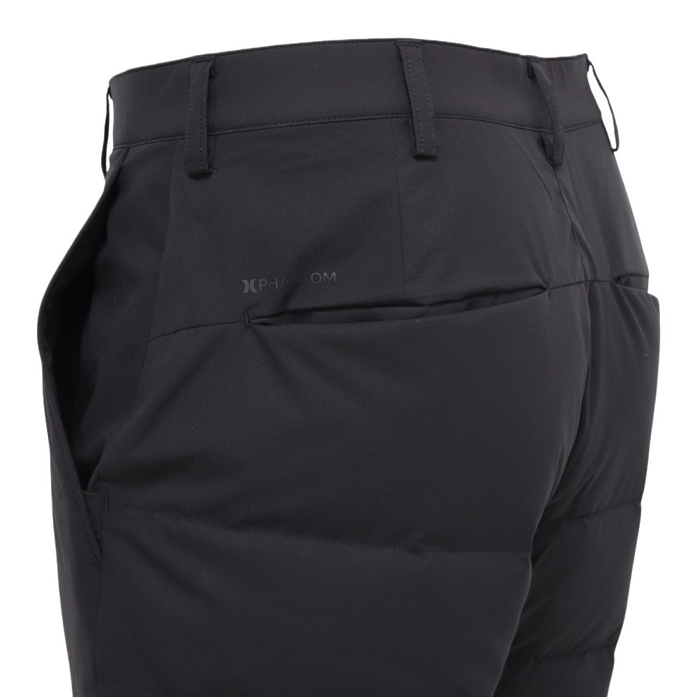 ハーレー（HURLEY）（メンズ）ゴルフウェア 防風 ファントム ハイブリッド ダウンパンツ MGPT252073-BLK