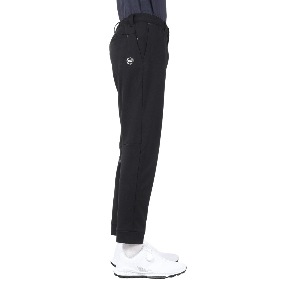 ルコックスポルティフ（lecoqsportif）（メンズ）ゴルフウェア 吸汗 防風 ジョガースラックス QGMWJD07 BK00