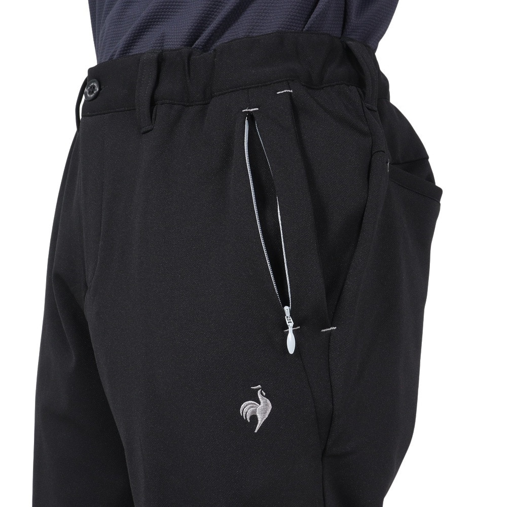 ルコックスポルティフ（lecoqsportif）（メンズ）ゴルフウェア 吸汗 防風 ジョガースラックス QGMWJD07 BK00
